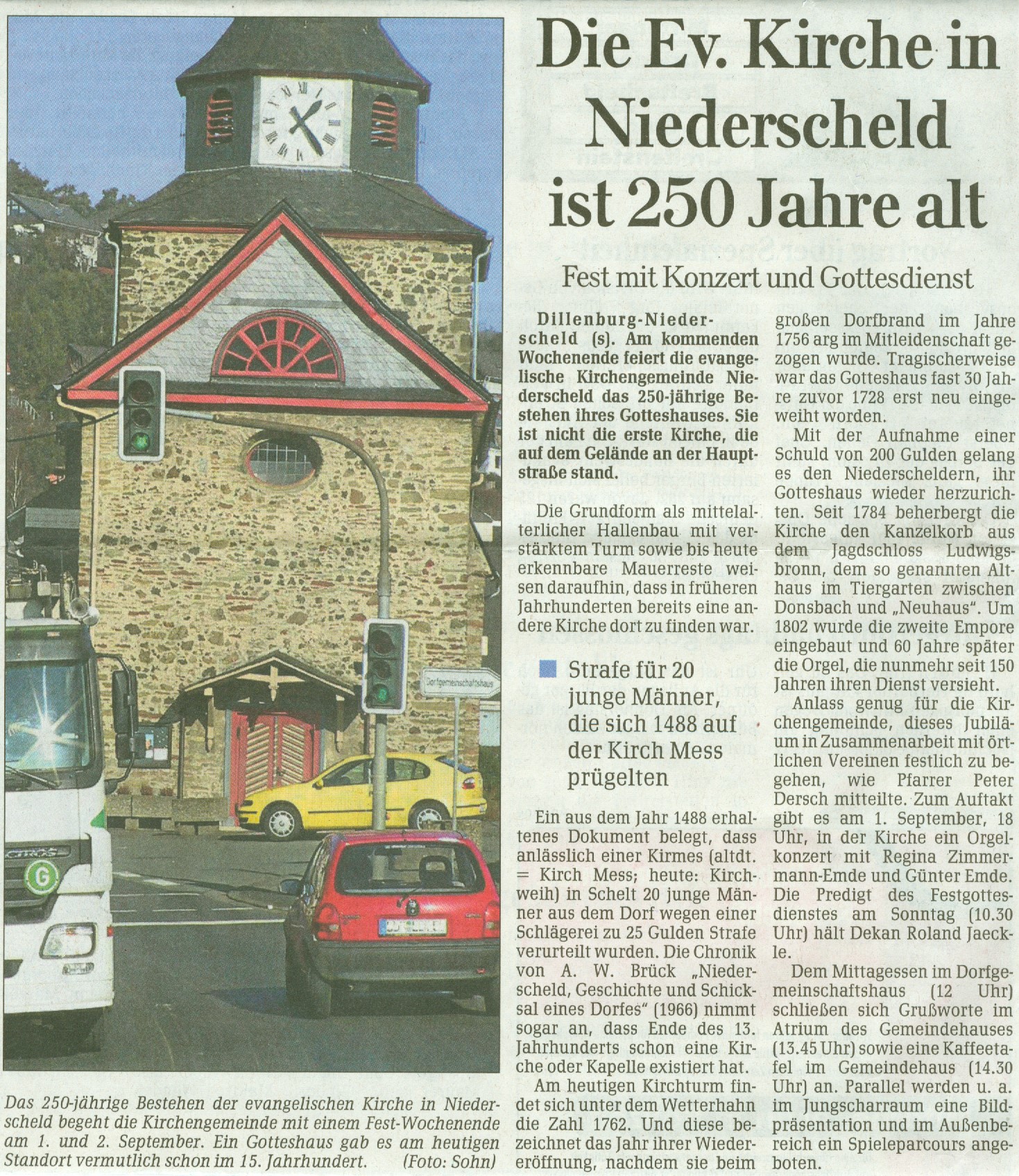 250 Jahre Kirche